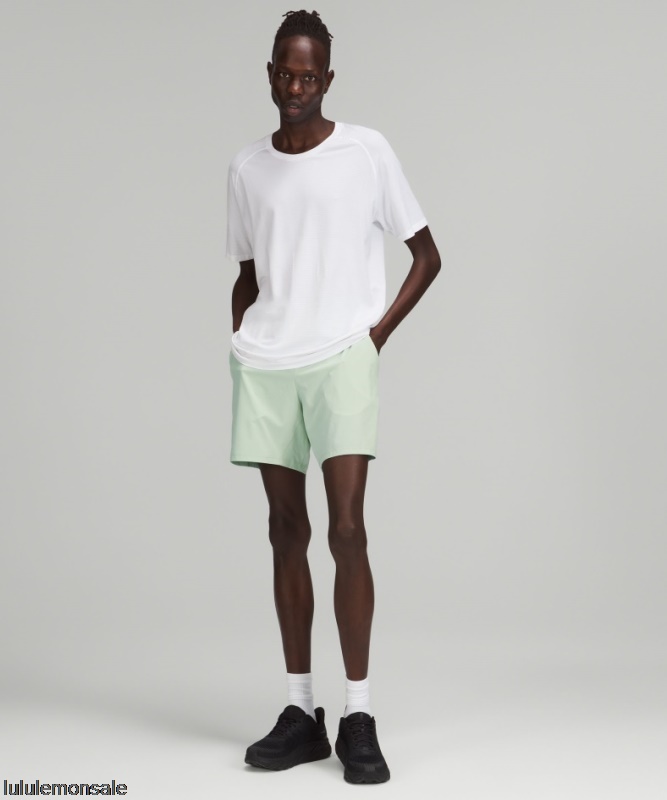 Lululemon Deutschland DELULU851 | Arctic Green Pace Breaker Linerless Short 7